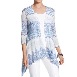 Chico’s Multi-Stamped Kirsten Cardigan